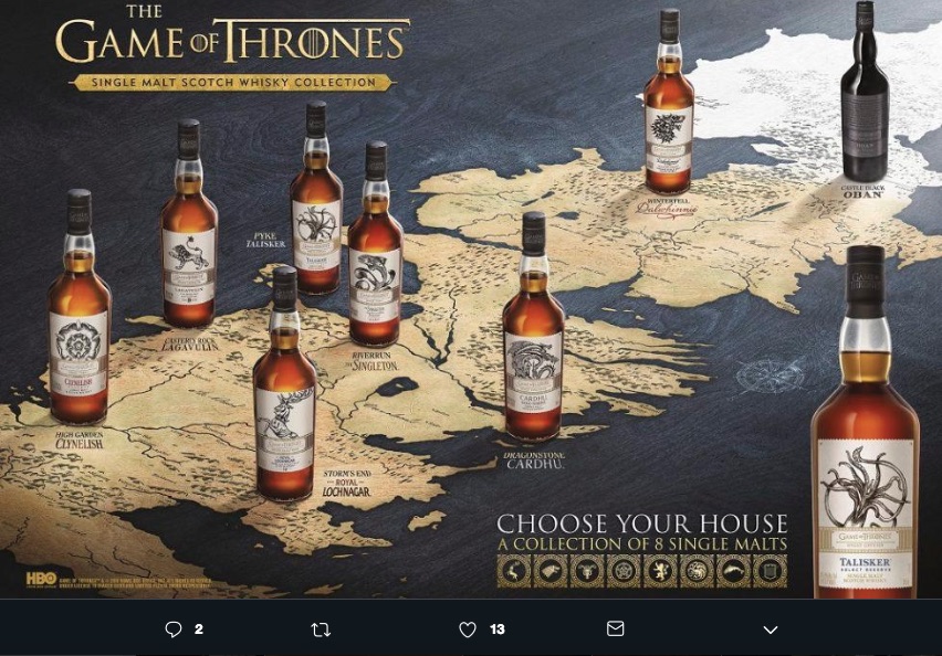 ¿Un Whisky de Game of Thrones? Así tu espera se hará un poco más ligera con la colección de ocho botellas que lanzó una productora, más una sorpresa.