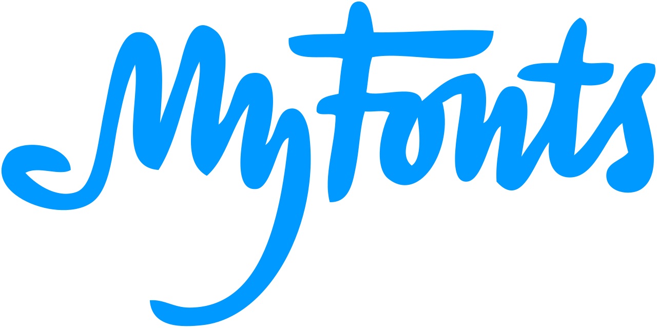 El logotipo de My Fonts pareciera una tipografía cursiva simple, pero tiene un significado más allá que refleja un aspecto manual.