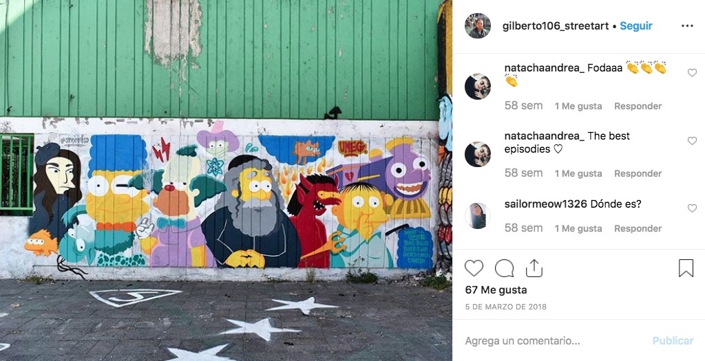 Durante el Día Mundial de Los Simpsons puedes visitar los grafitis de la colonia Infonavit Iztacalco, que ahora es conocida como Sprayfield.